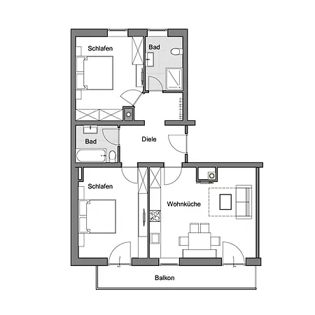 Apartment Alpenrose *
